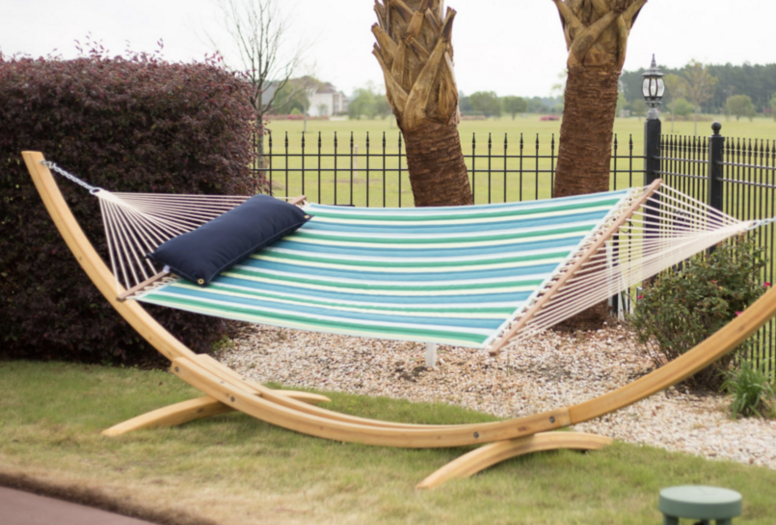 Quilted Fabric Hammock Free Standing