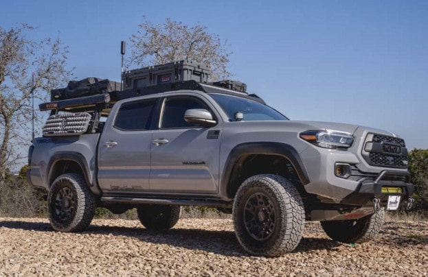 Cali raised led overland bed rack system