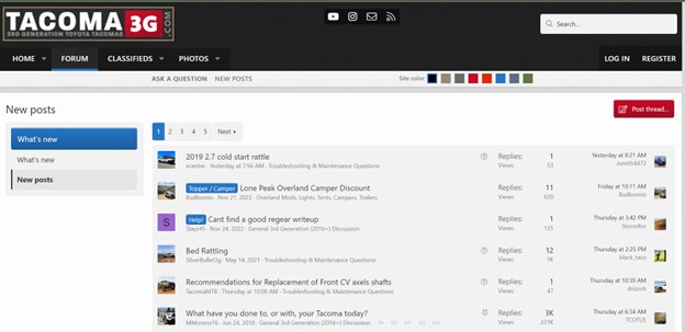Tacoma3g forum