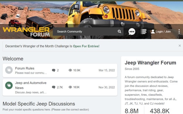Wrangler forum