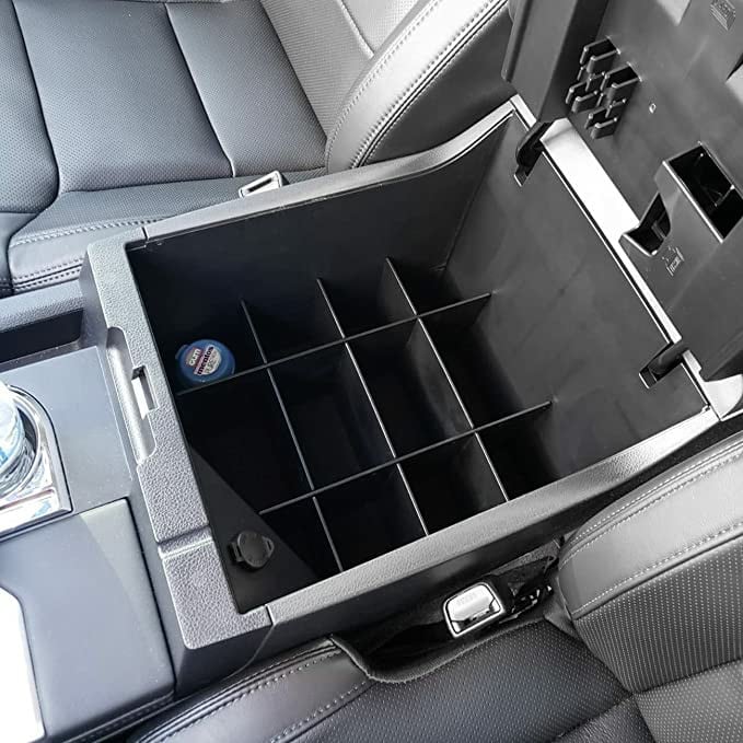 Center consol organizer for the toyota tundra