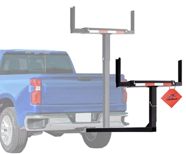 Hitch truck bed extension