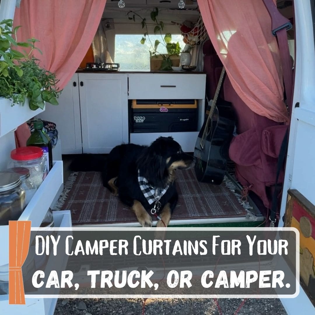 DIY Camper Curtains for Your Car, Truck, or Camper